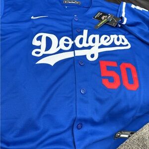 Nike Blue Dodgers Jersey Mookie Betts